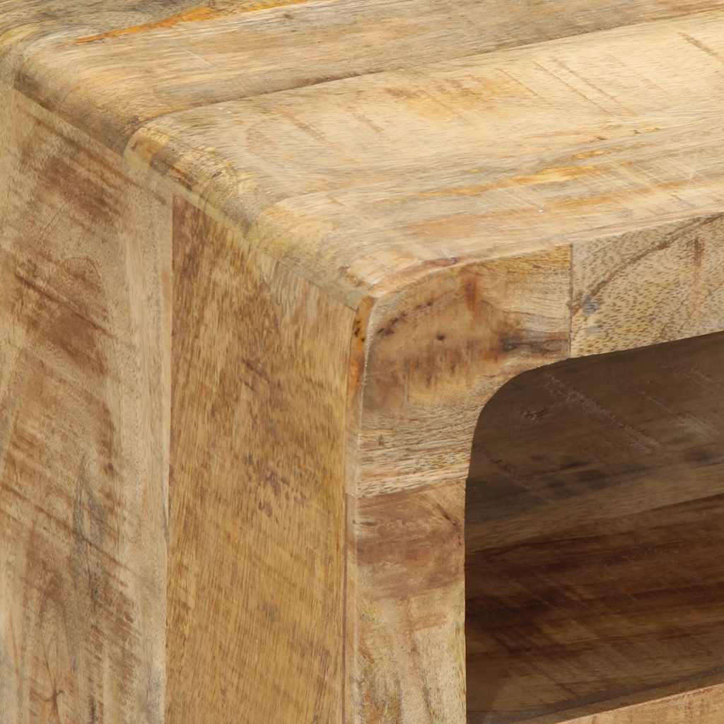 Mobile Porta TV 105x46x32 cm in Massello di Mango Grezzo