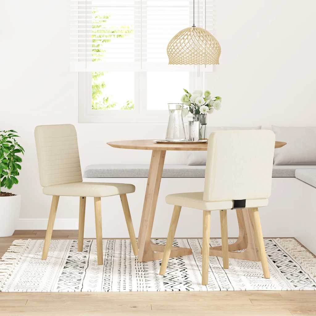 Sedie da Pranzo 2 pz Lino