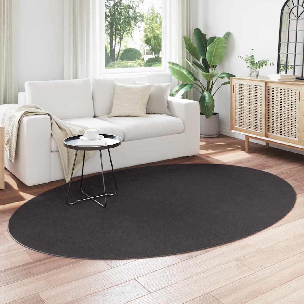 Tappeti per area HUARTE Antracite 160 x 230 cm 100% Poliestere