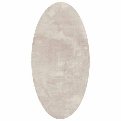 Tappeti per area Ovale HUARTE Beige 80 x 150 cm 100% Poliestere