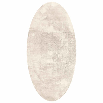 Tappeti per area Ovale HUARTE Beige 100 x 200 cm