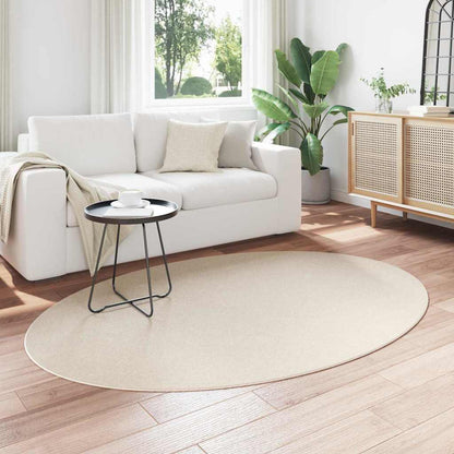 Tappeti per area Ovale HUARTE Beige 140 x 200 cm