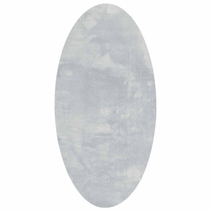 Tappeti per area Ovale HUARTE Grigio 80 x 150 cm