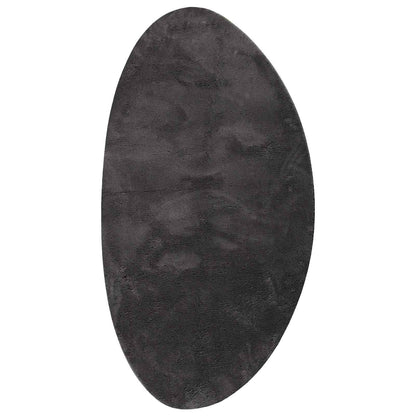 Tappeti per area HUARTE Antracite 100 x 200 cm Poliestere
