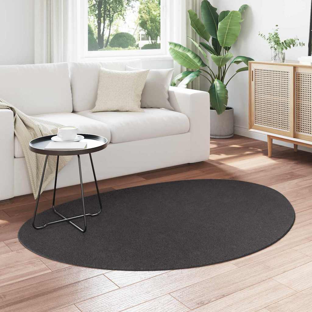 Tappeti per area HUARTE Antracite 120 x 170 cm Poliestere