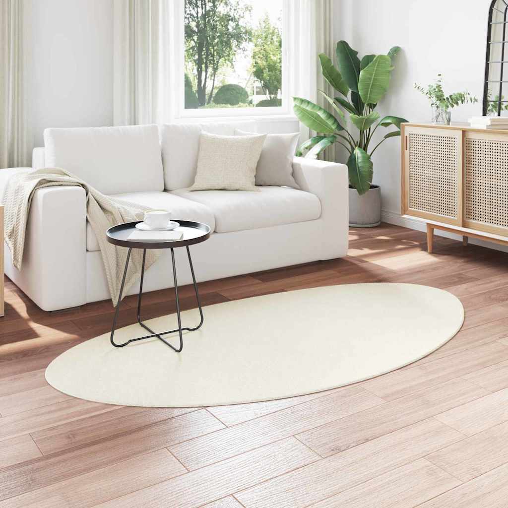 Tappeti per area HUARTE Crema 80 x 150 cm Poliestere