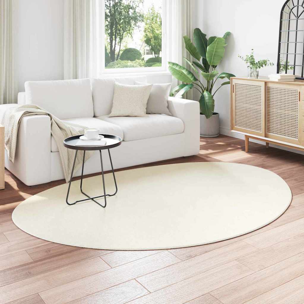 Tappeti per area HUARTE Crema 140 x 200 cm Poliestere