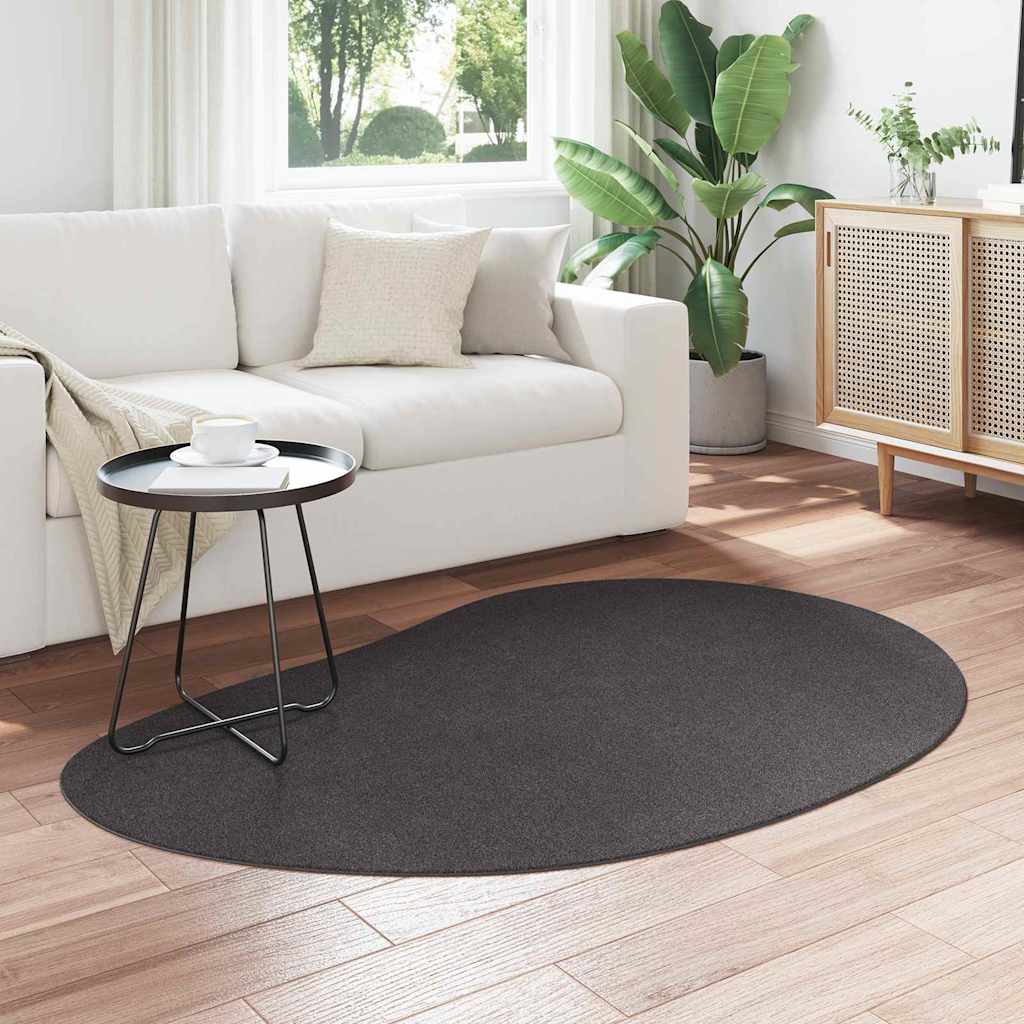 Tappeti per area HUARTE Antracite 120 x 170 cm Poliestere