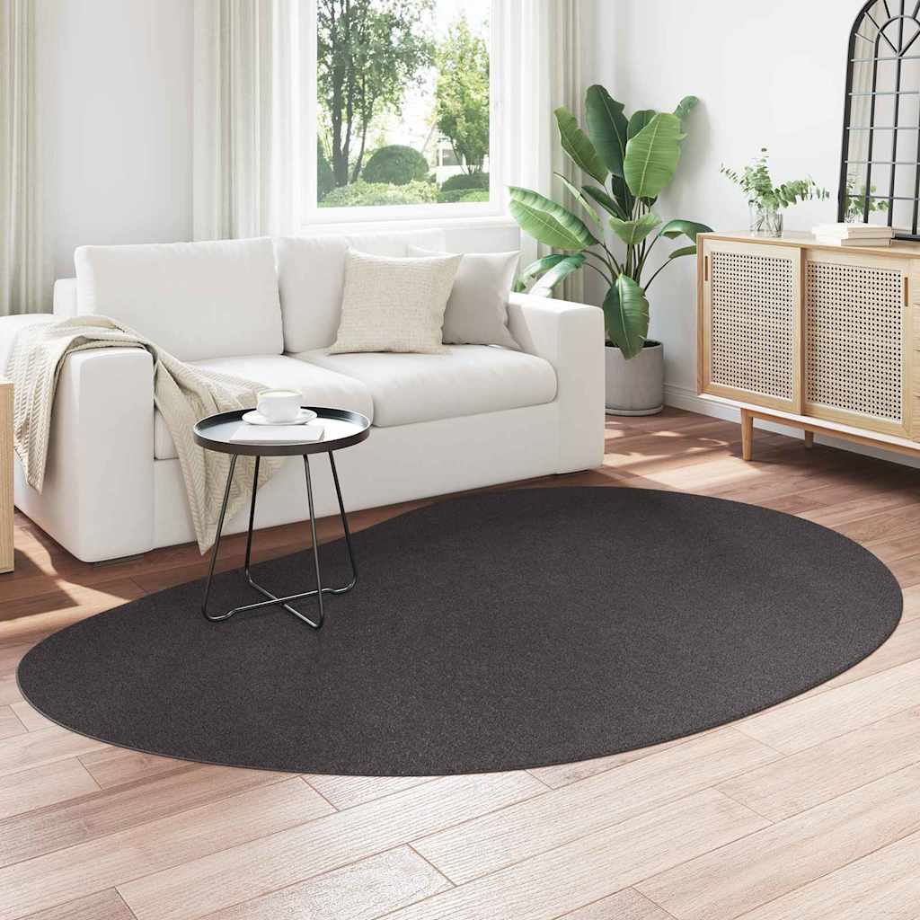 Tappeti per area HUARTE Antracite 160 x 230 cm Poliestere