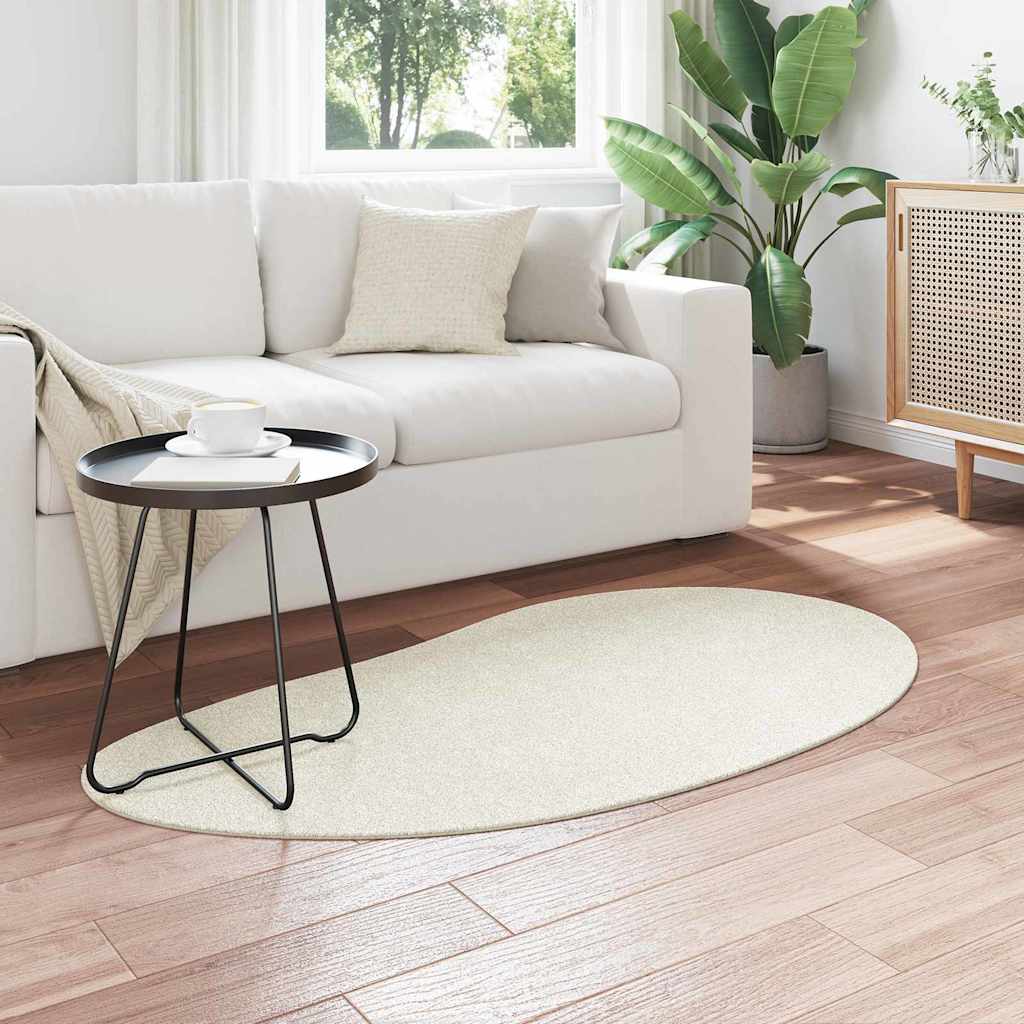 Tappeti per area HUARTE Crema 80 x 150 cm Poliestere