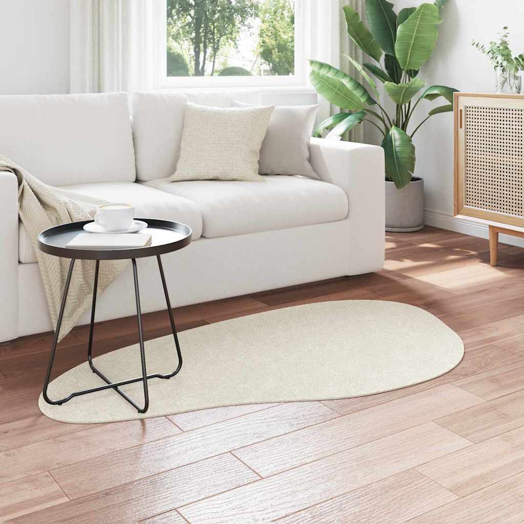 Tappeti per area HUARTE Crema 80 x 150 cm Poliestere