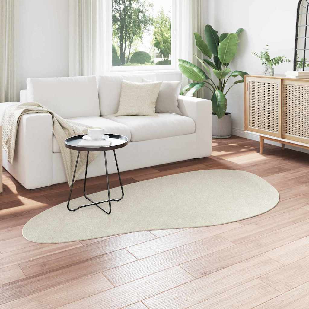 Tappeti per area HUARTE Crema 100 x 200 cm Poliestere