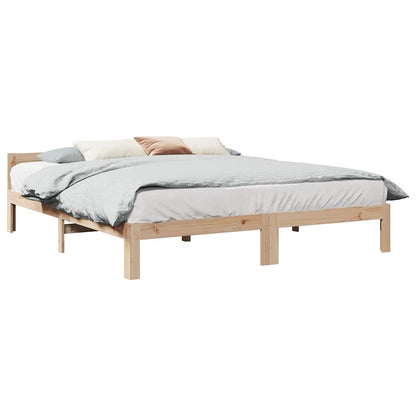 Giroletto senza Materasso 180x200 cm in Legno Massello di Pino