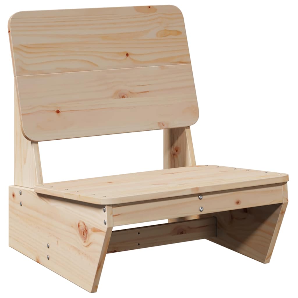 Sedia da Giardino 60x64x70,5 cm in Legno Massello di Pino