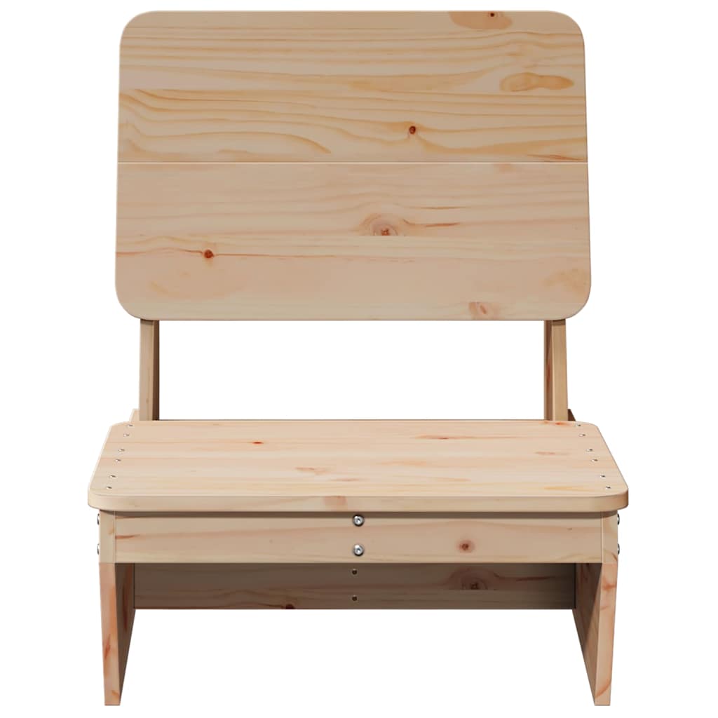 Sedia da Giardino 60x64x70,5 cm in Legno Massello di Pino