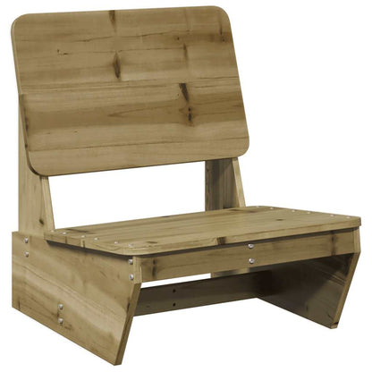 Sedia da Giardino 60x64x70,5 cm in Legno Impregnato di Pino