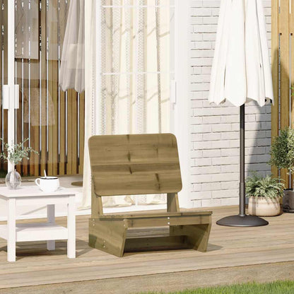 Sedia da Giardino 60x64x70,5 cm in Legno Impregnato di Pino