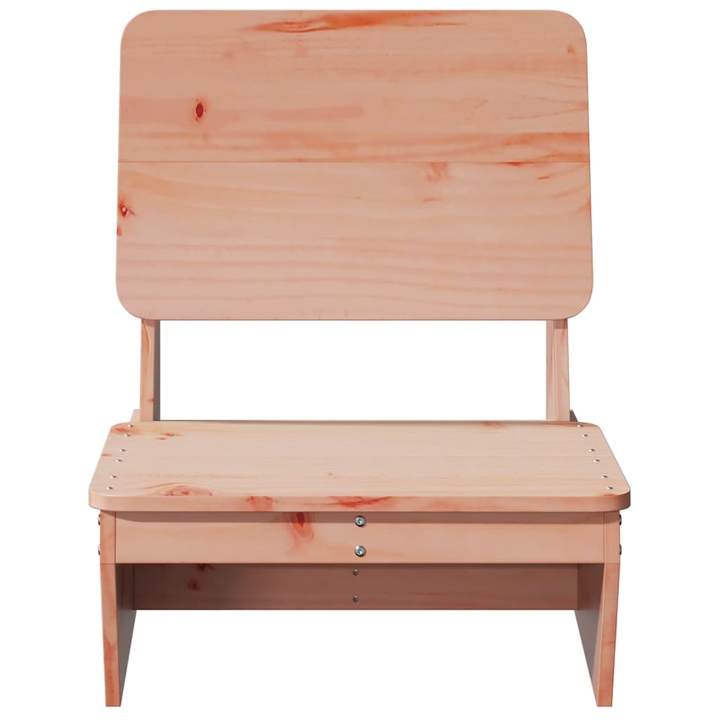 Sedie da Giardino 2pz 60x64x70,5 cm Legno Massello di Douglas