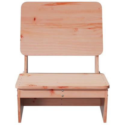 Sedie da Giardino 2pz 60x64x70,5 cm Legno Massello di Douglas