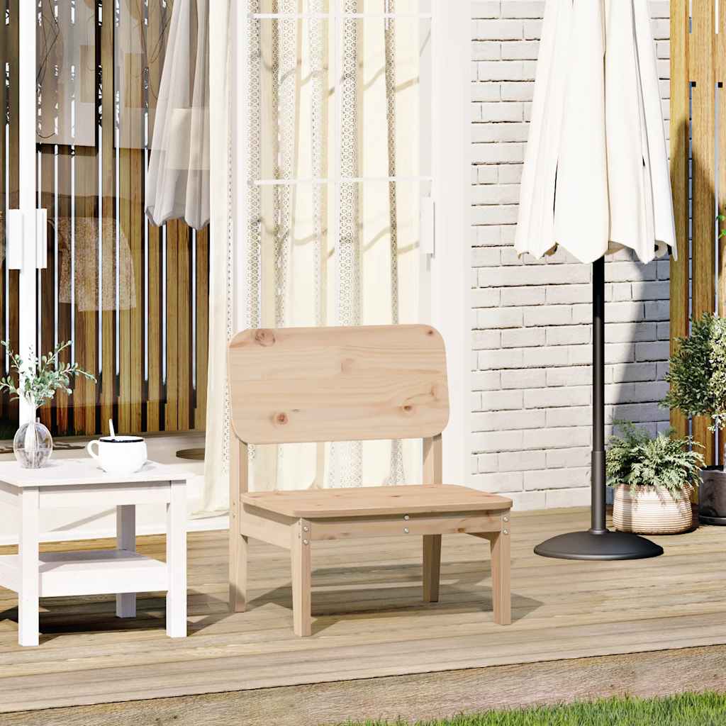 Sedia da Giardino 60x52,5x72 cm in Legno Massello di Pino