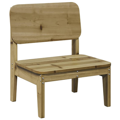 Sedia da Giardino 60x52,5x72 cm in Legno Impregnato di Pino