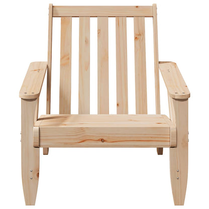 Sedie Adirondack da Giardino 2 pz in Legno Massello di Pino