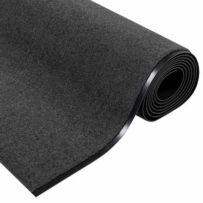 Tappetino Altro Antracite e Nero 120 x 400 cm Poliammide e PVC