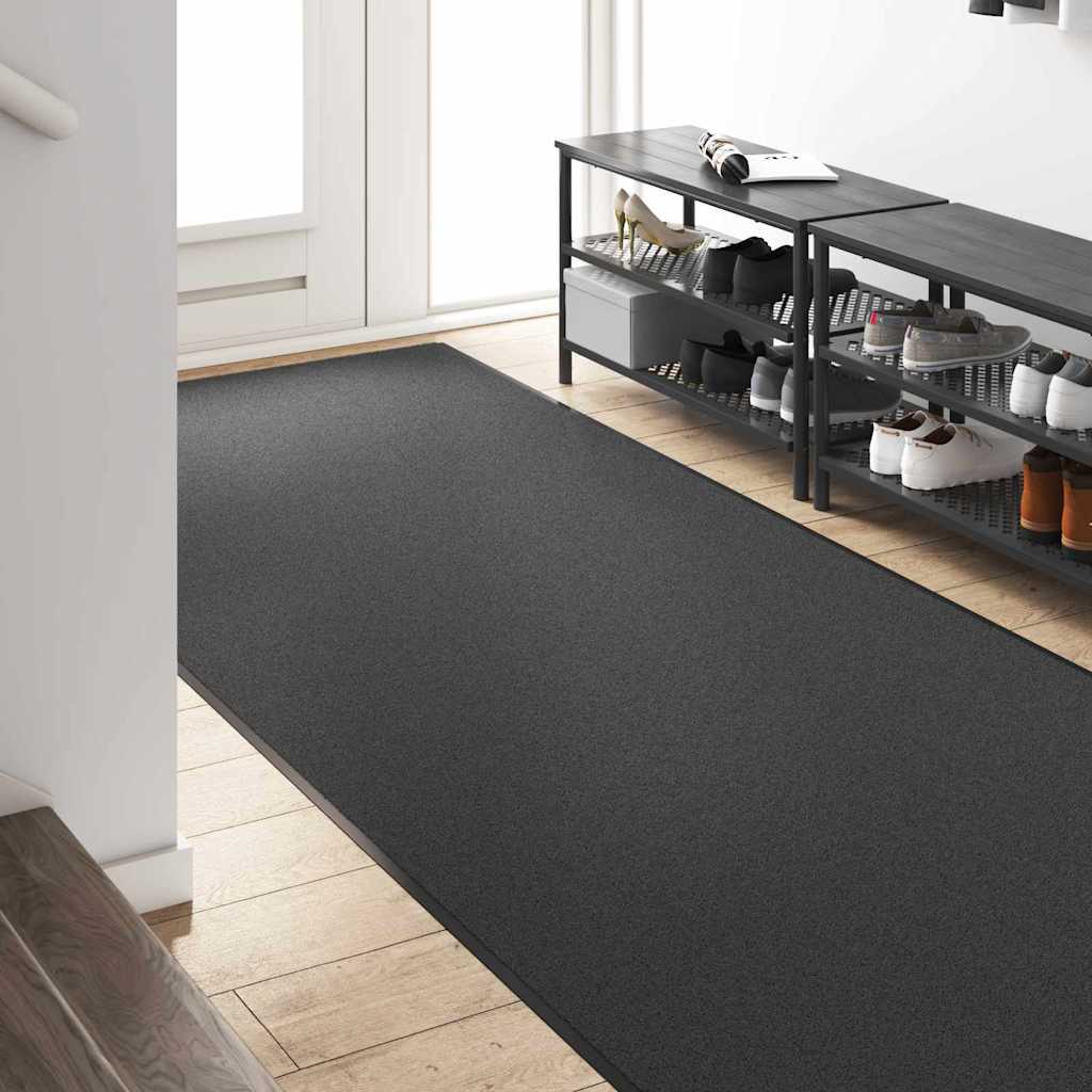 Tappetino Altro Antracite e Nero 120 x 400 cm Poliammide e PVC