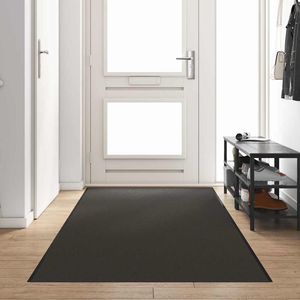 Tappetino Altro Antracite e Nero 120 x 400 cm Poliammide e PVC