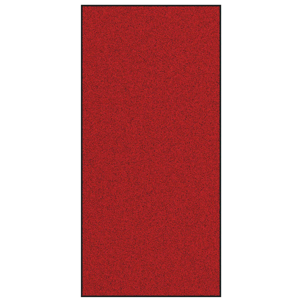 Tappetino Rosso e Nero 120 x 250 cm 100% Poliammide