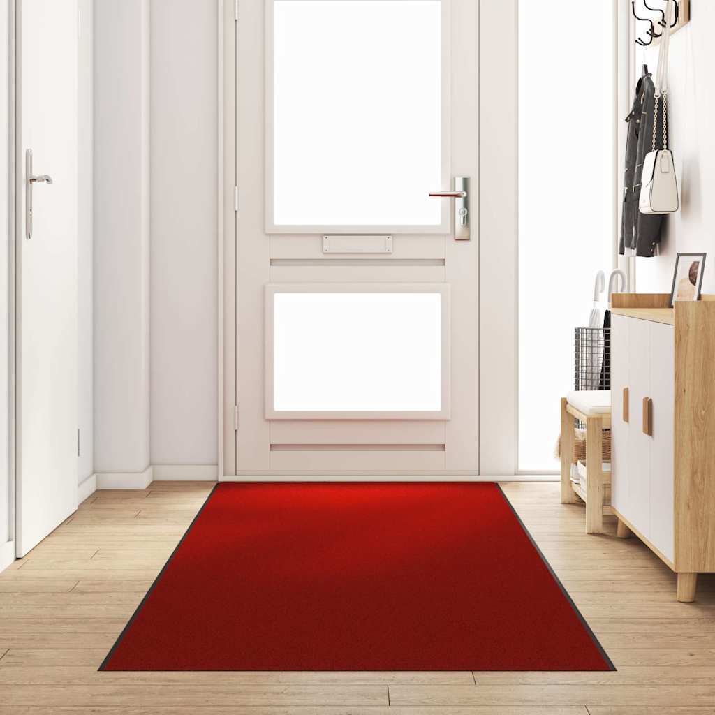 Tappetino Altro Rosso e Nero 120 x 350 cm Poliammide e PVC