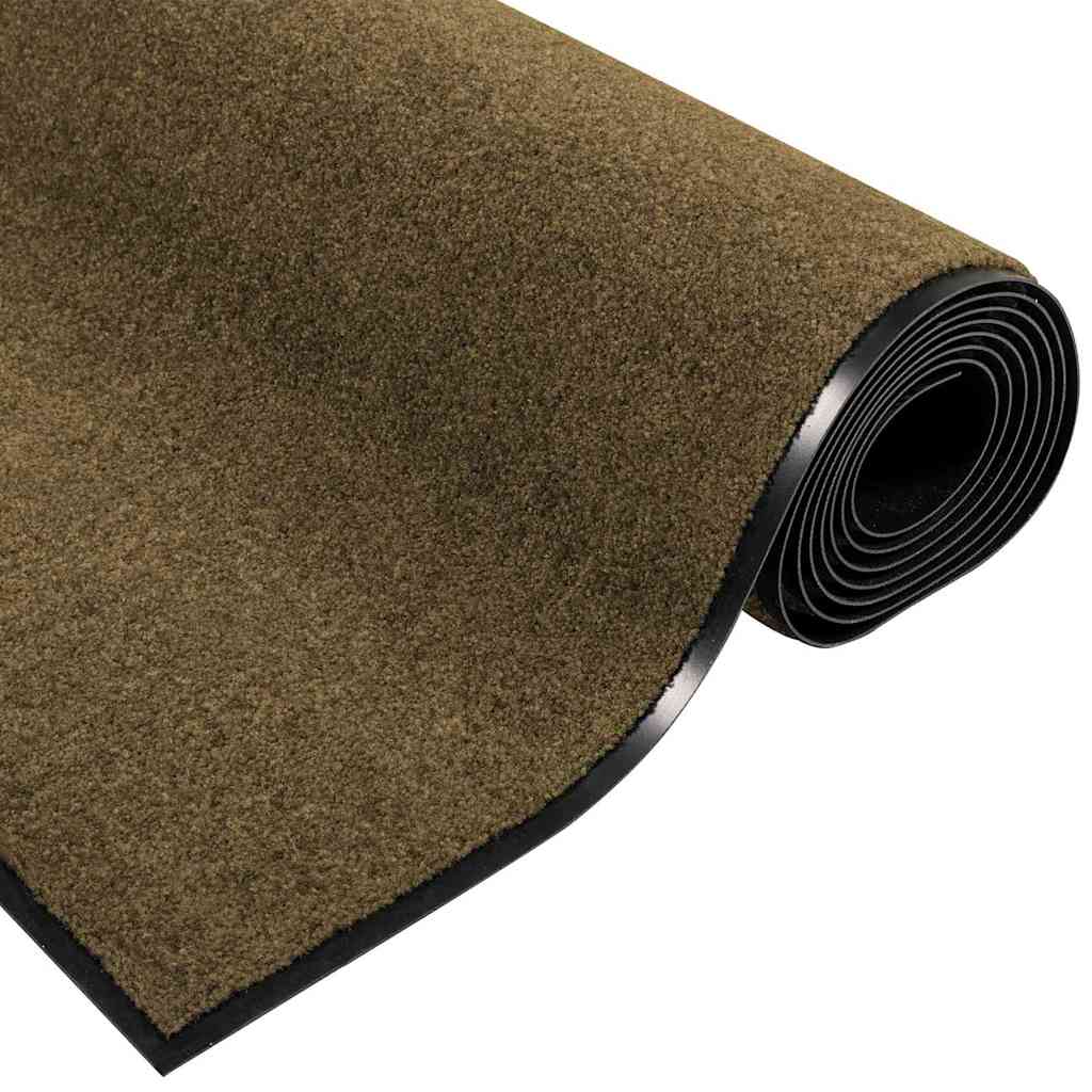 Tappetino Altro Marrone e Nero 120 x 250 cm Poliammide e PVC