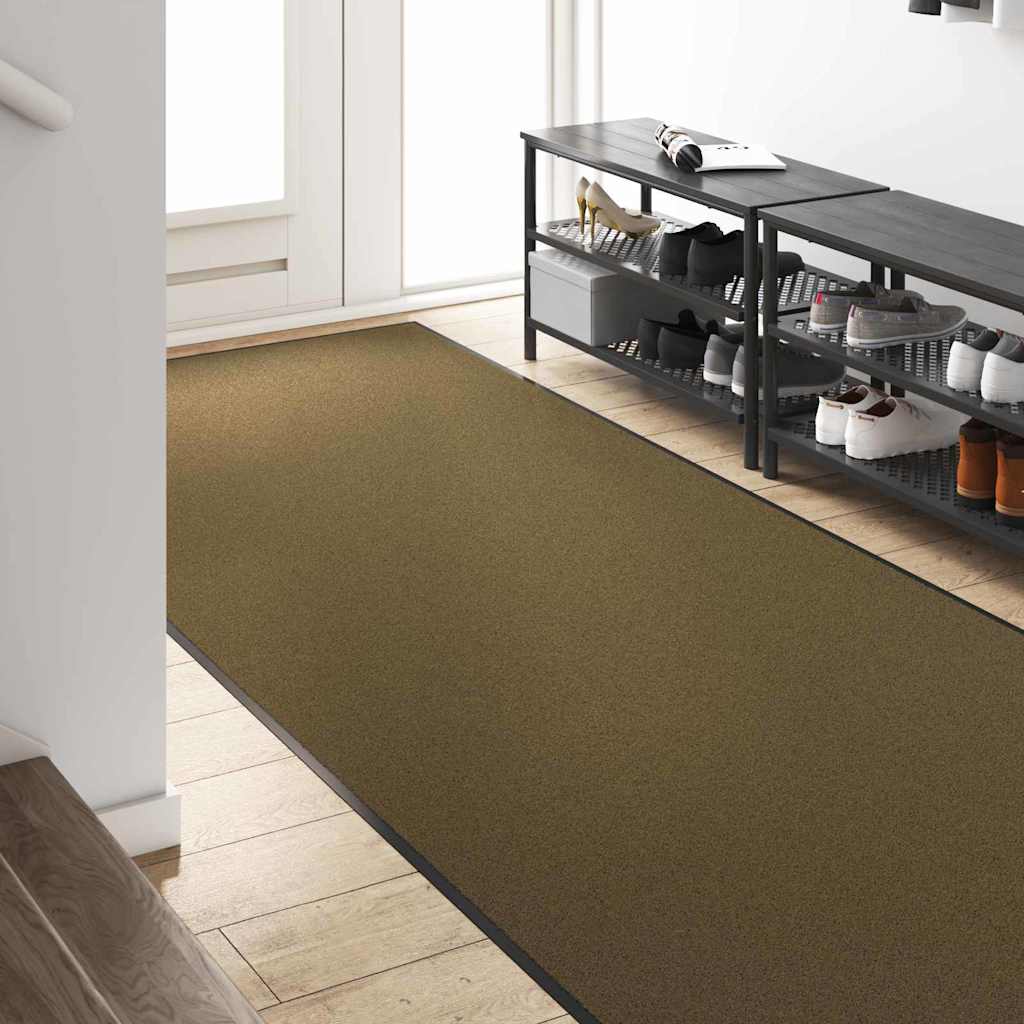Tappetino Altro Marrone e Nero 120 x 250 cm Poliammide e PVC