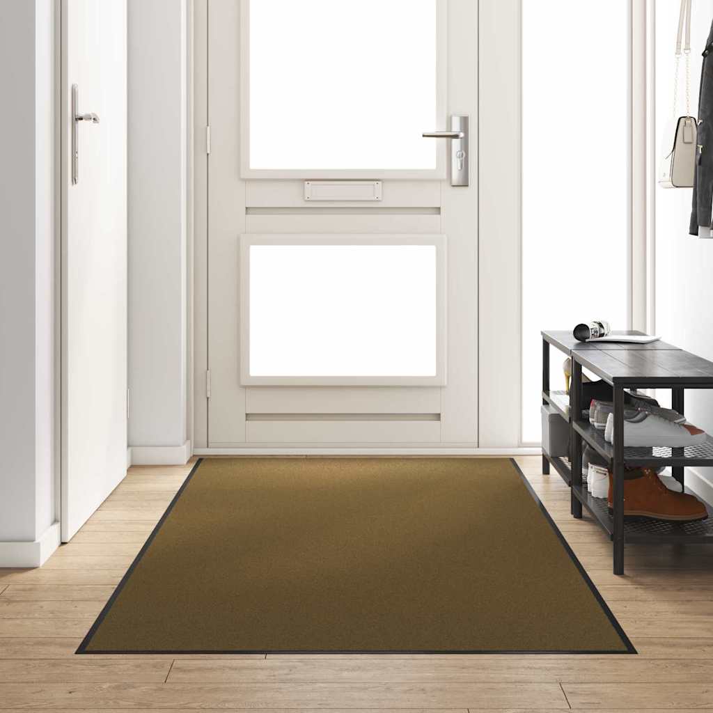 Tappetino Altro Marrone e Nero 120 x 250 cm Poliammide e PVC