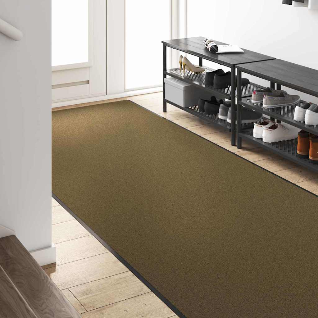 Tappetino Altro Marrone e Nero 120 x 400 cm Poliammide e PVC