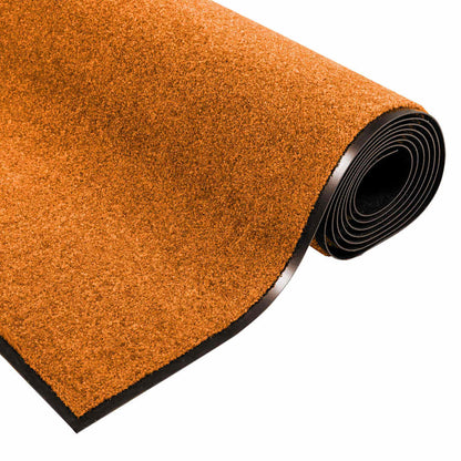 Tappetino Altro Arancione e Nero 120 x 300 cm Poliammide e PVC