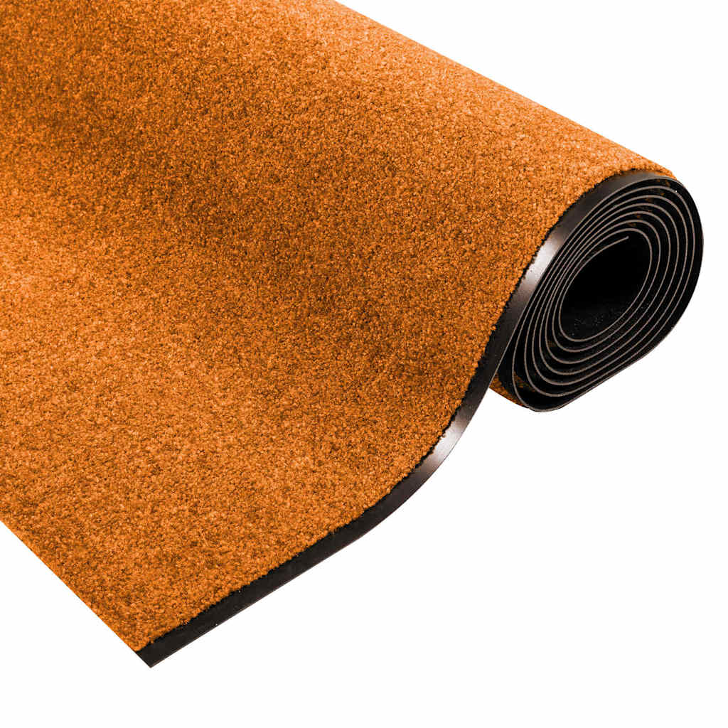 Tappetino Altro Arancione e Nero 120 x 350 cm Poliammide e PVC