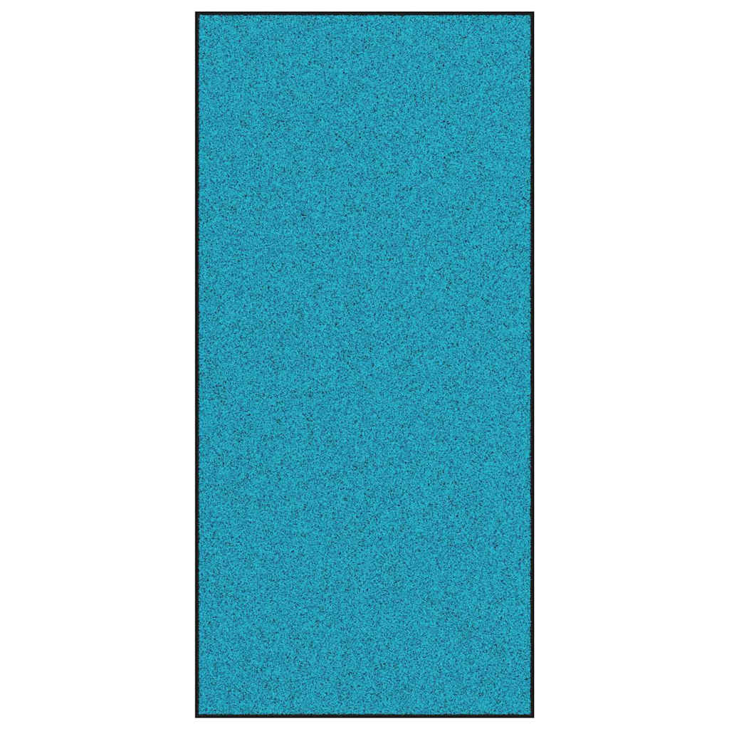 Tappetino Altro Ciano e Nero 120 x 250 cm Poliammide e PVC