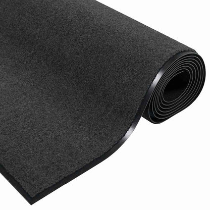 Tappetino Antracite e Nero 120 x 300 cm Polipropilene e vinile