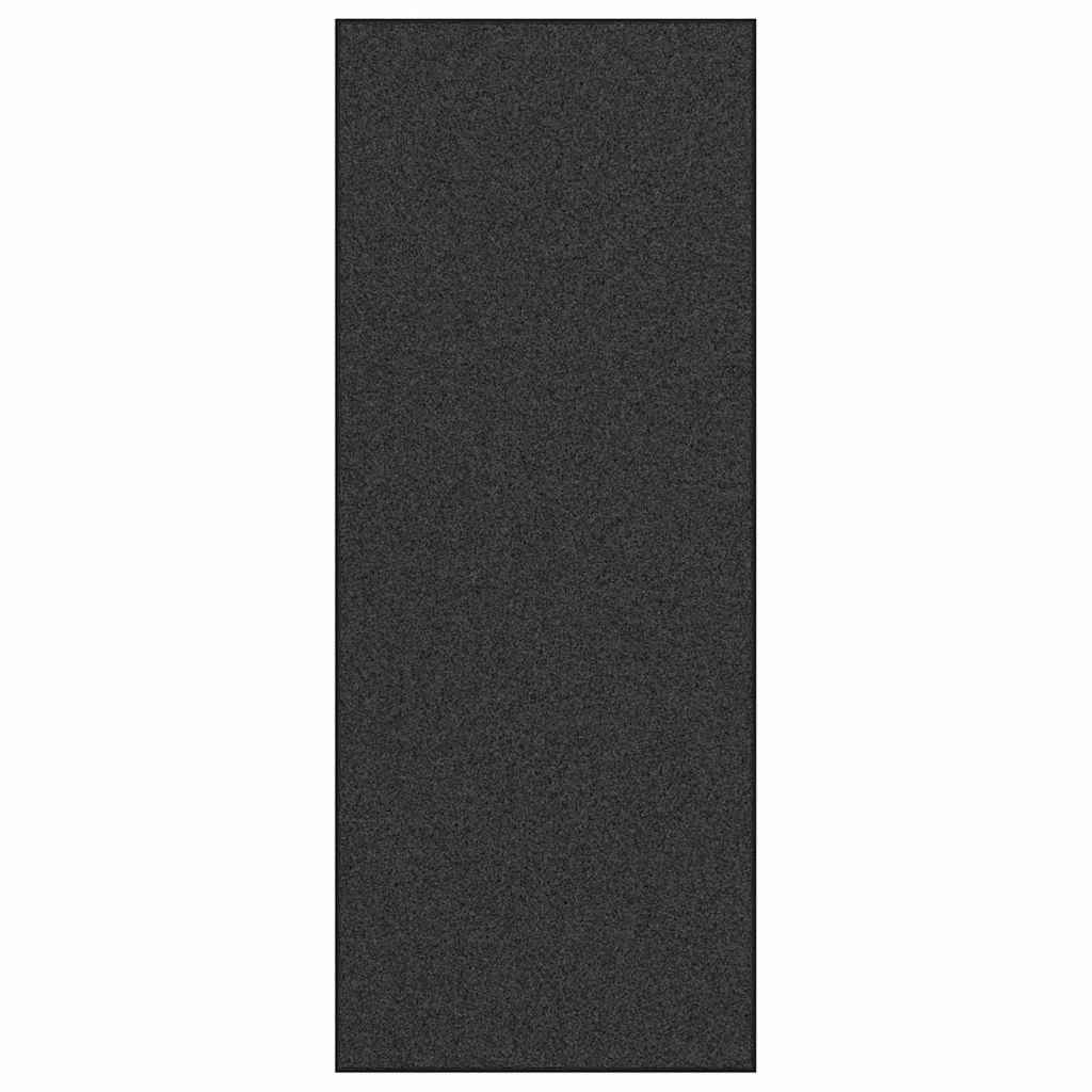 Tappetino Antracite e Nero 120 x 300 cm Polipropilene e vinile
