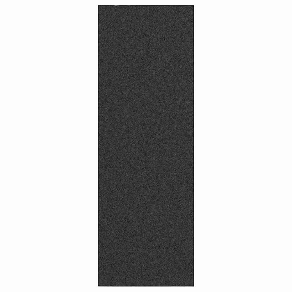 Tappetino Antracite e Nero 120 x 350 cm Polipropilene e vinile
