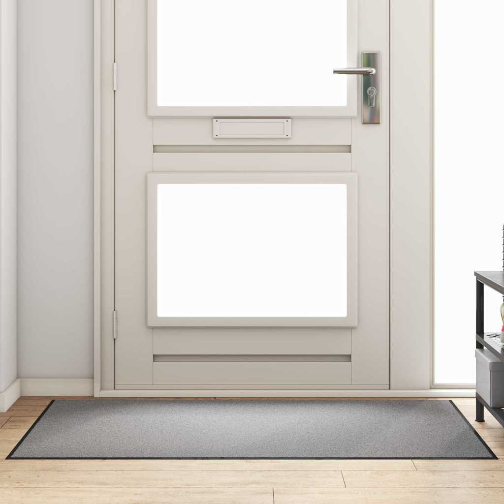 Tappetino Grigio e Nero 90 x 150 cm Polipropilene e vinile