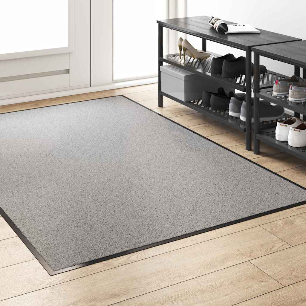 Tappetino Grigio e Nero 120 x 180 cm Polipropilene e vinile