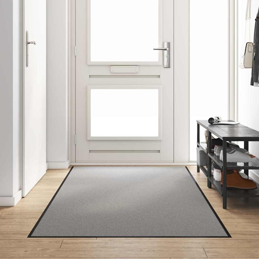 Tappetino Grigio e Nero 120 x 250 cm Polipropilene e vinile