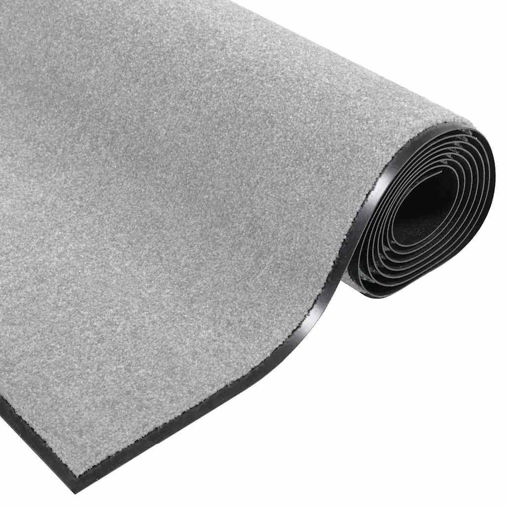 Tappetino Grigio e Nero 120 x 300 cm Polipropilene e vinile