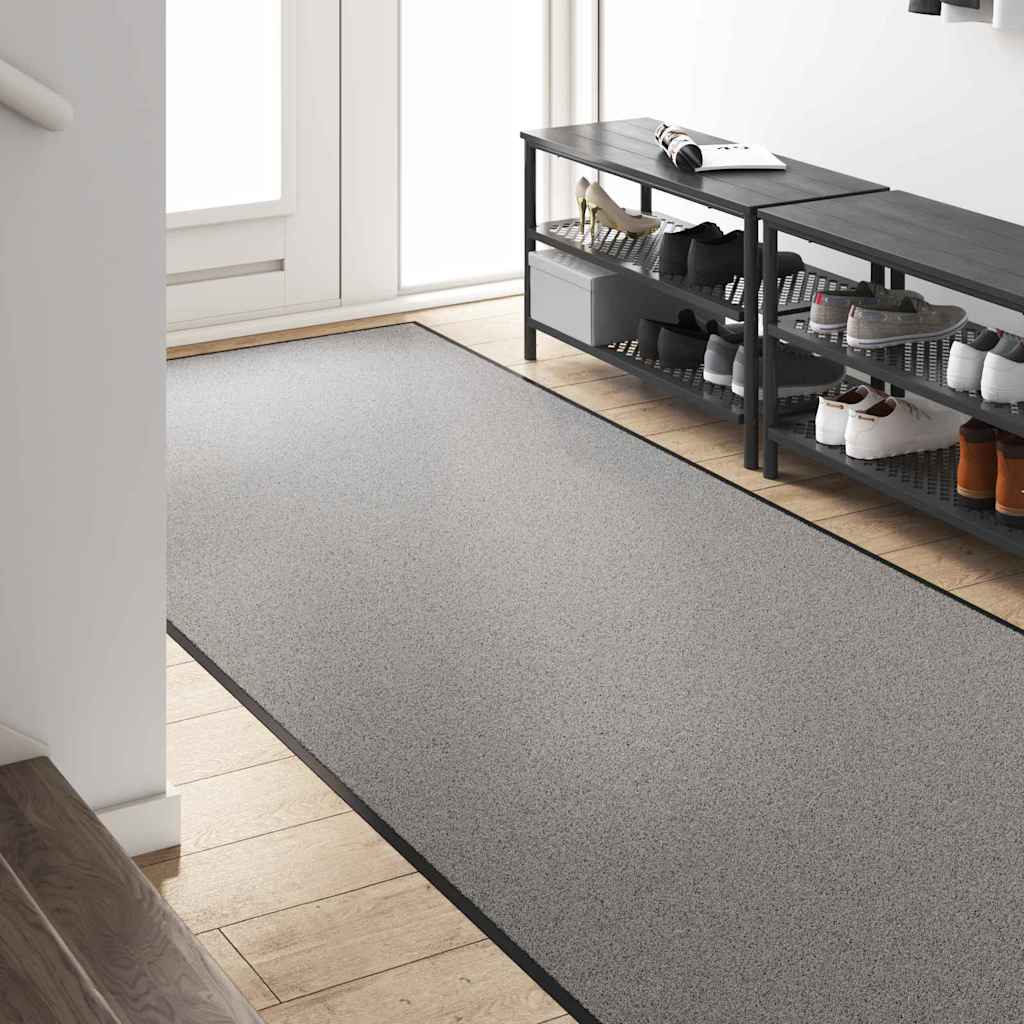 Tappetino Grigio e Nero 120 x 350 cm Polipropilene e vinile