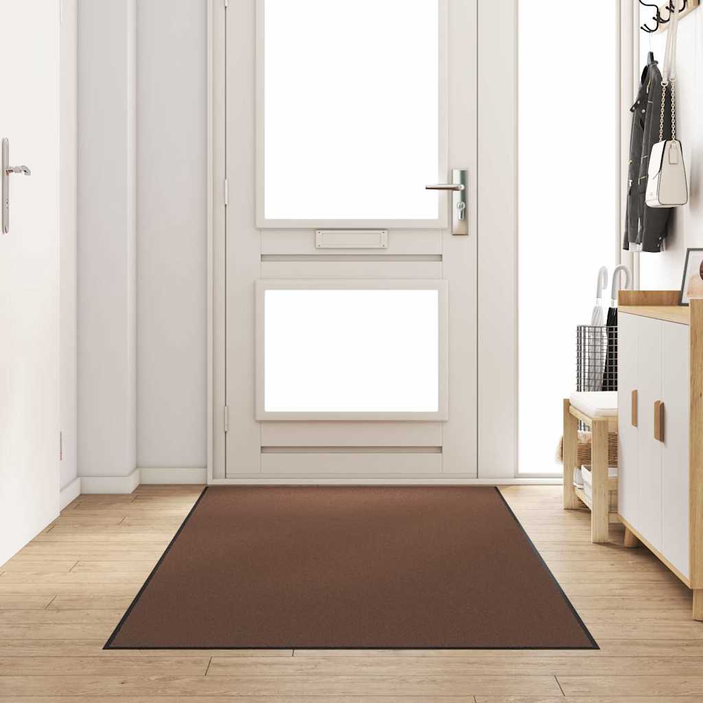 Tappetino Marrone e Nero 120 x 250 cm Polipropilene e vinile