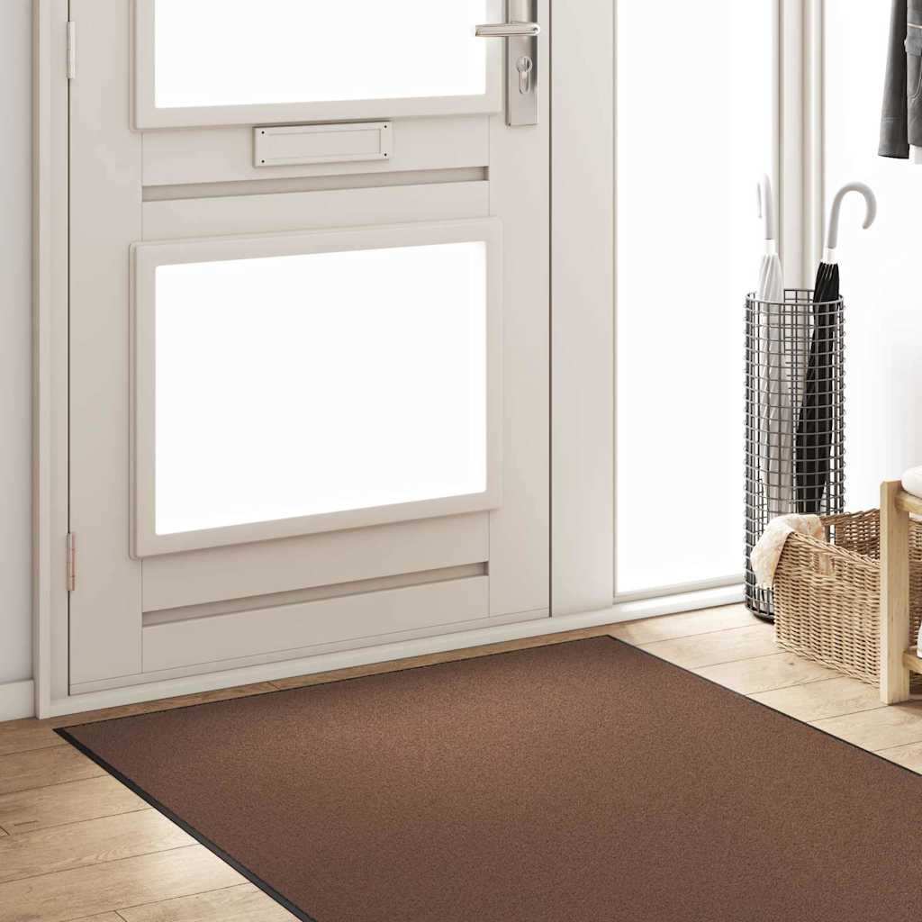 Tappetino Marrone e Nero 120 x 300 cm Polipropilene e vinile