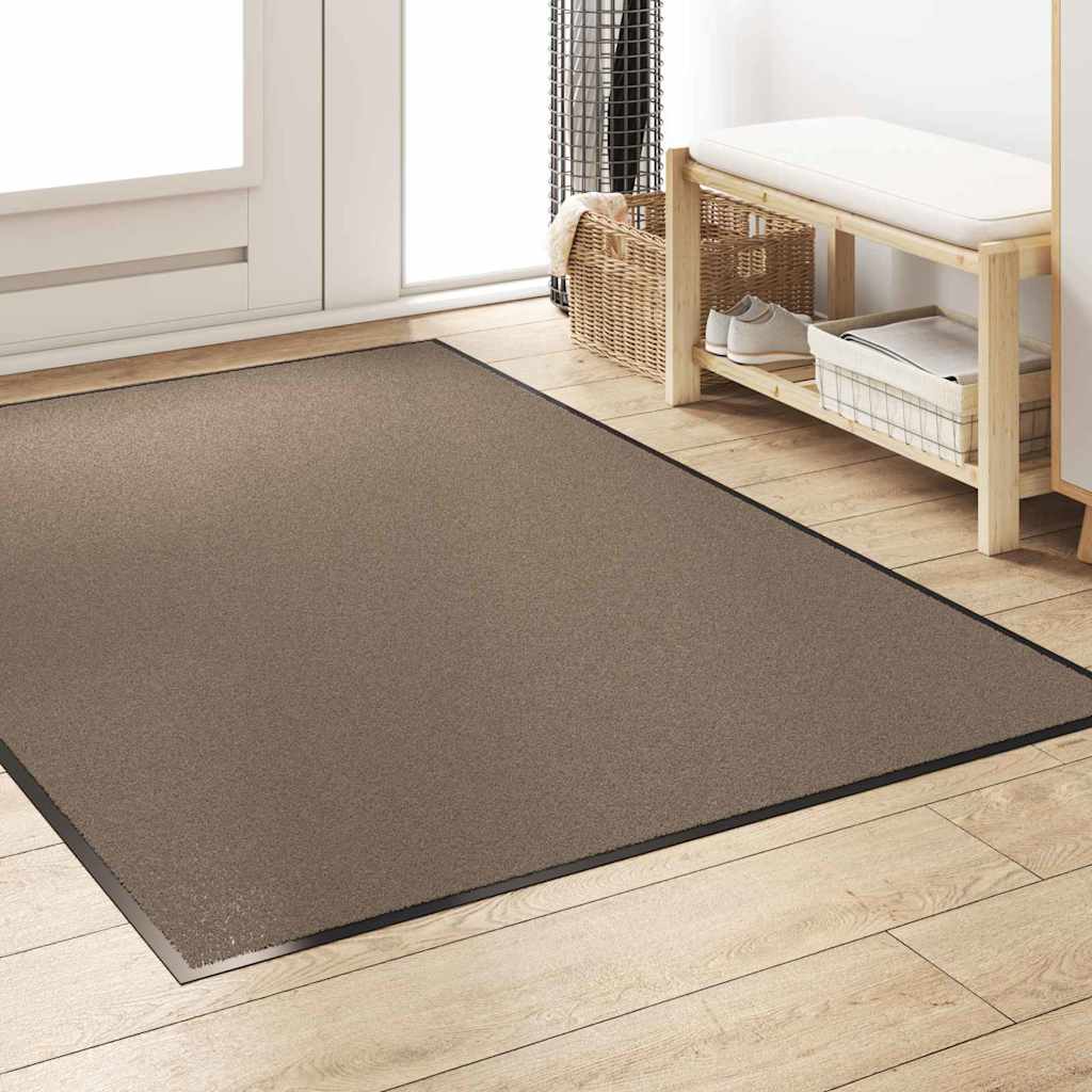 Tappetino Beige e Nero 120 x 180 cm Polipropilene e vinile