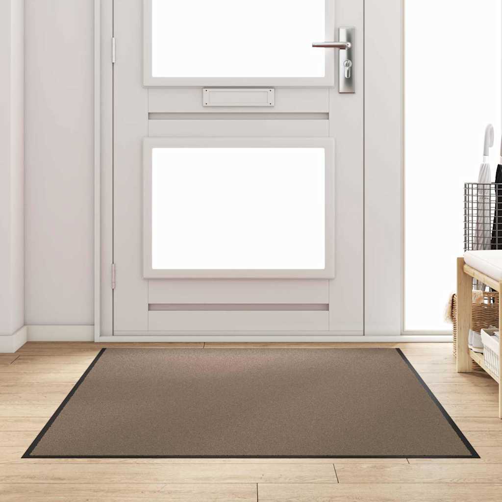 Tappetino Beige e Nero 120 x 180 cm Polipropilene e vinile